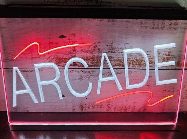 Arcade Two Tone Illuminated Sign