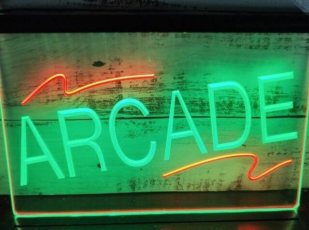 Arcade Two Tone Illuminated Sign