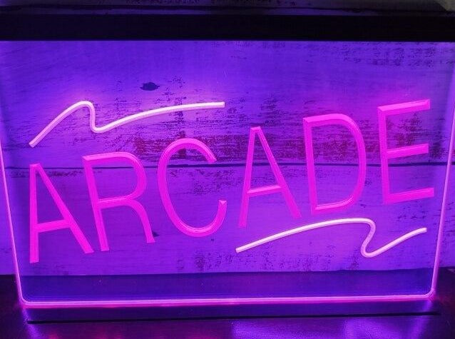 Arcade Two Tone Illuminated Sign