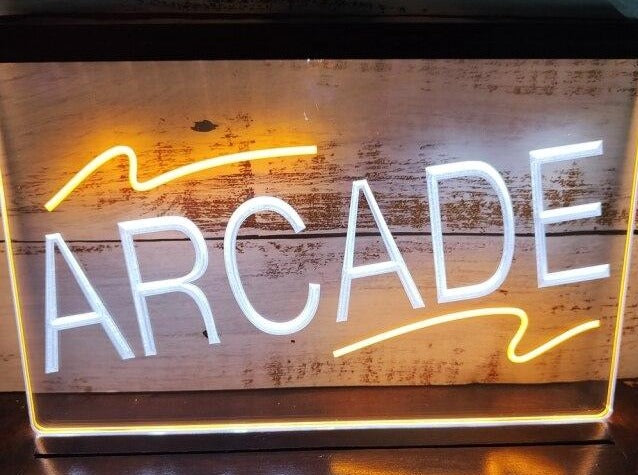 Arcade Two Tone Illuminated Sign