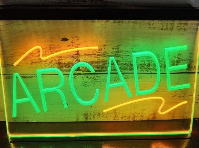 Arcade Two Tone Illuminated Sign