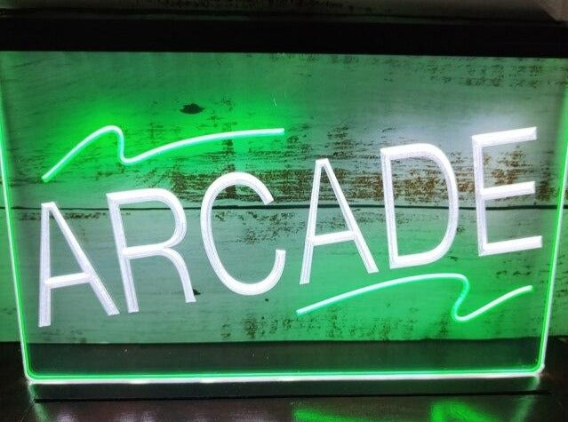 Arcade Two Tone Illuminated Sign