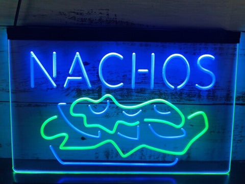 Image of Nachos Two Tone Illuminated Sign