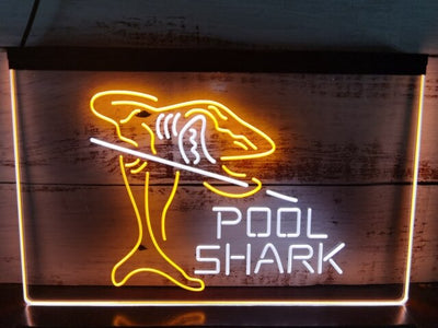 Pool Shark Two Tone Illuminated Sign