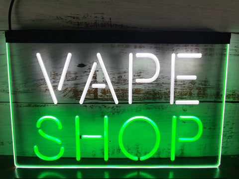 Image of Vape Shop Two Tone Illuminated Sign