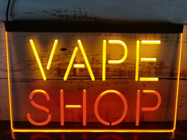 Vape Shop Two Tone Illuminated Sign