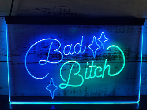 Image of Bad Bitch Two Tone Illuminated Sign