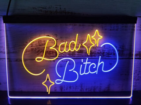 Image of Bad Bitch Two Tone Illuminated Sign
