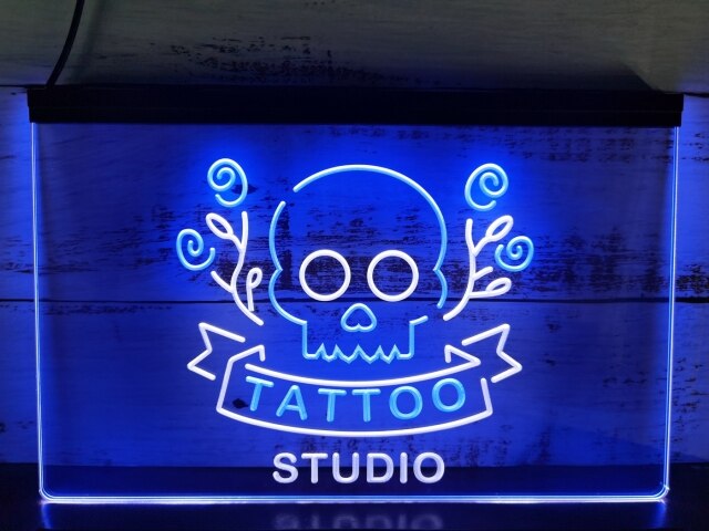 Tattoo Shop Inside Open Sign (NL) – Baby Dream Backdrops