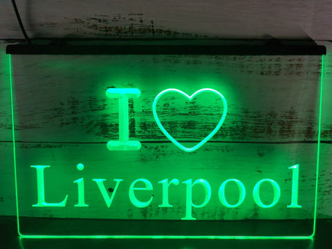 Image of I Love Liverpool Illuminated Sign