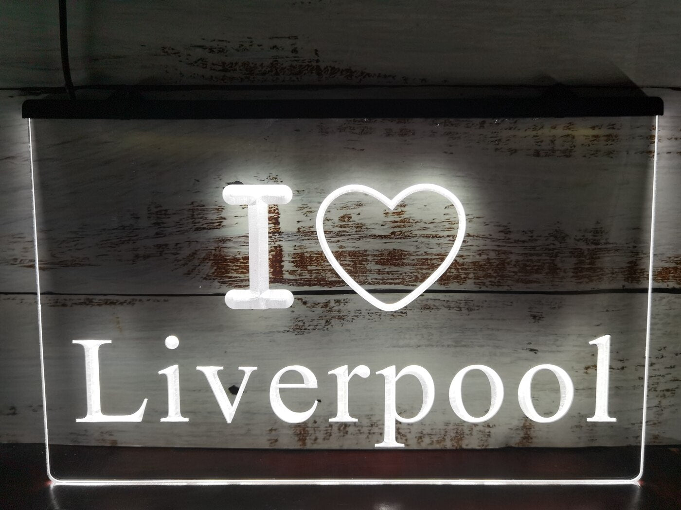I Love Liverpool Illuminated Sign