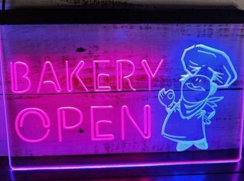 Image of Bakery Open Two Tone Illuminated Sign