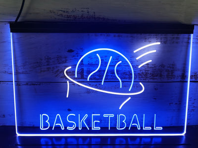 Basketball Two Tone Illuminated Sign