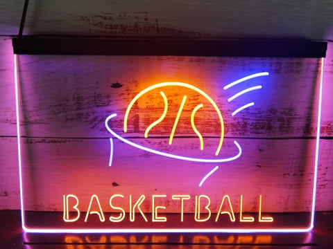 Image of Basketball Two Tone Illuminated Sign