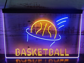 Basketball Two Tone Illuminated Sign