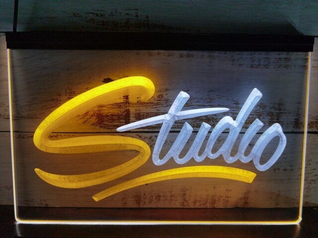 Studio Two Tone Illuminated Sign