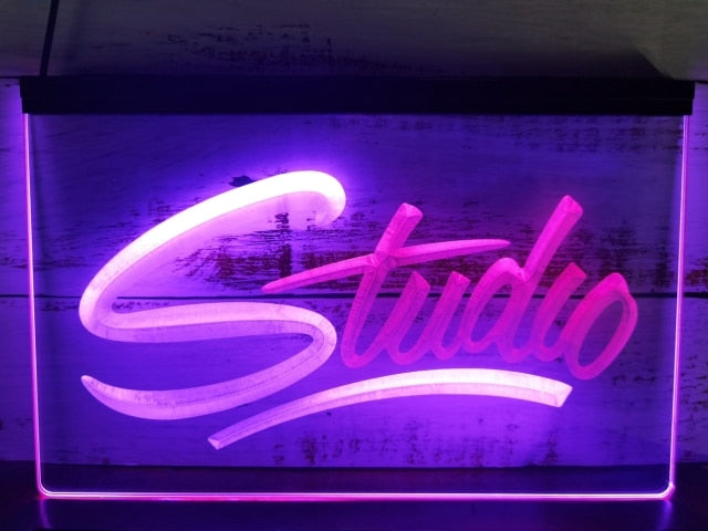 Studio Two Tone Illuminated Sign