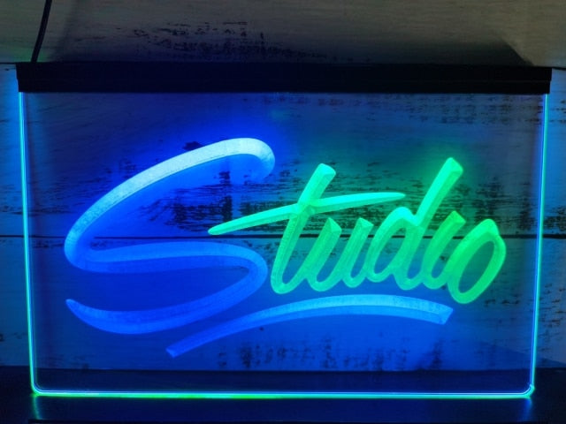 Studio Two Tone Illuminated Sign