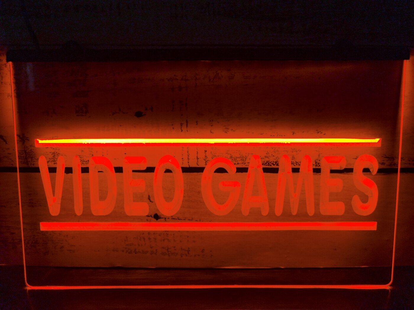 Video Games Illuminated Sign