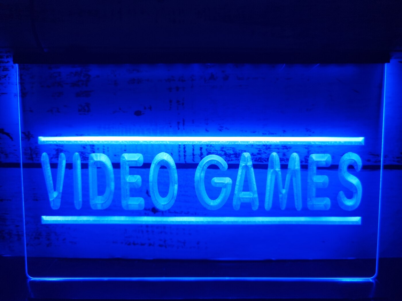 Video Games Illuminated Sign