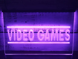 Video Games Illuminated Sign