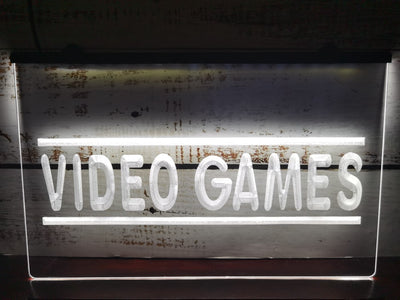 Video Games Illuminated Sign