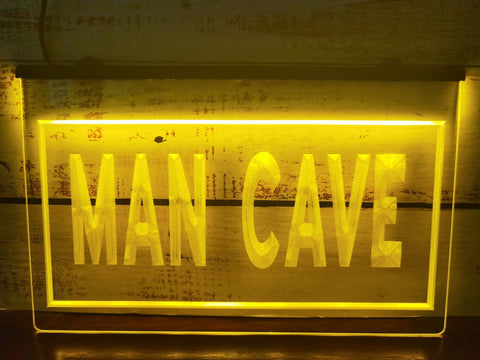 Image of Man Cave Entry Illuminated LED Neon Sign