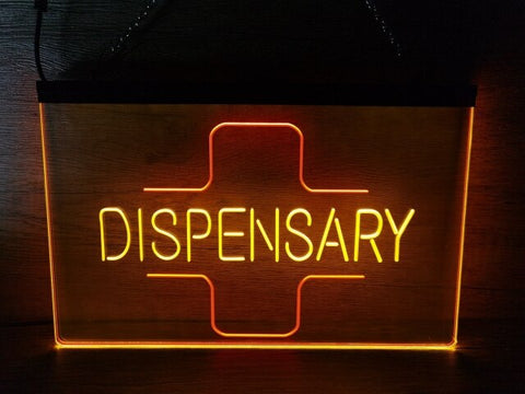 Image of Dispensary Pharmacy Two Tone Illuminated Sign