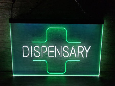 Image of Dispensary Pharmacy Two Tone Illuminated Sign