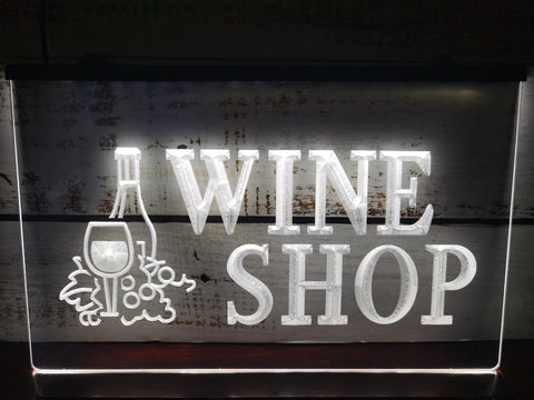 Image of Wine Shop Illuminated Sign
