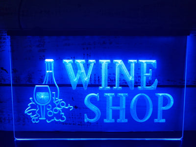 Wine Shop Illuminated Sign