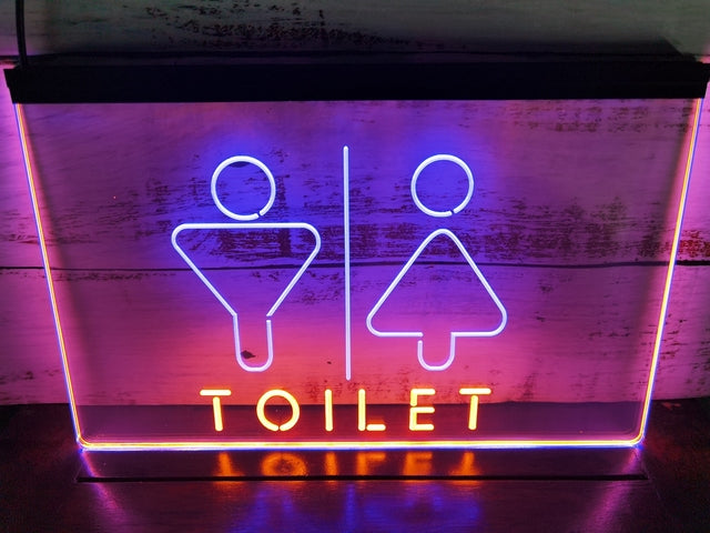 Ladies and Gents Toilet Restroom LED Neon Flex Sign – Dope Neons