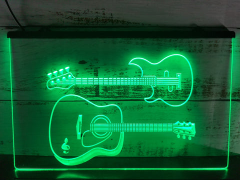 Image of Rock N Roll Guitars Illuminated Sign