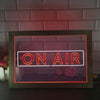 ON AIR Recording Studio Two Tone Sign - Luxury Framed Edition