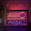 Pinball Two Tone Sign - Luxury Framed Edition