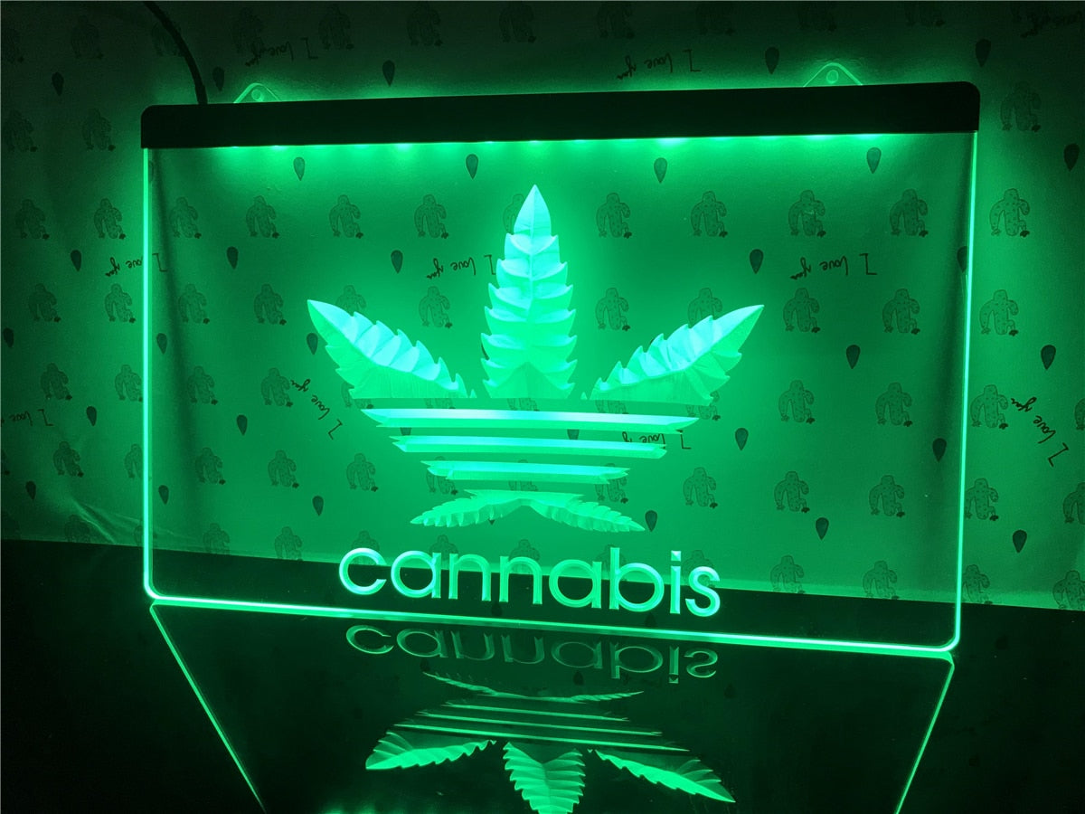 High Leaf Illuminated LED Sign