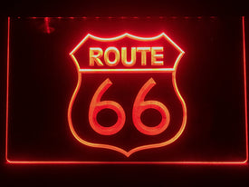 Route 66 Illuminated Sign