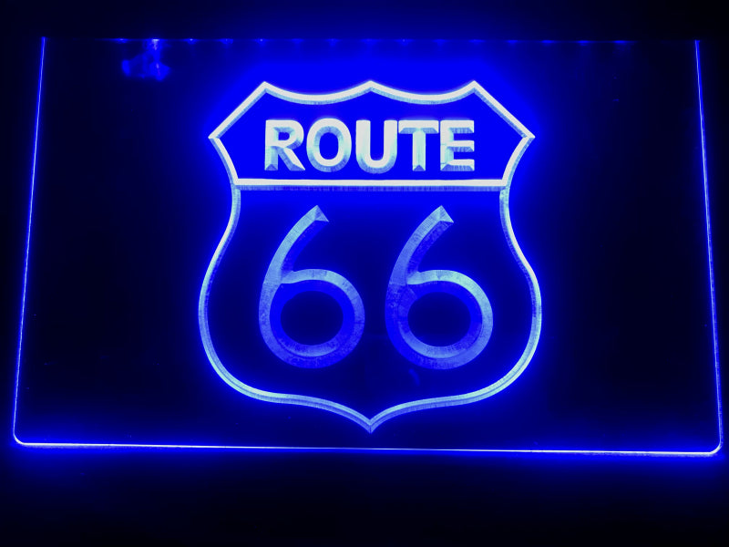 Route 66 Illuminated Sign