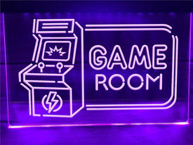 Arcade Game Room Neon Sign