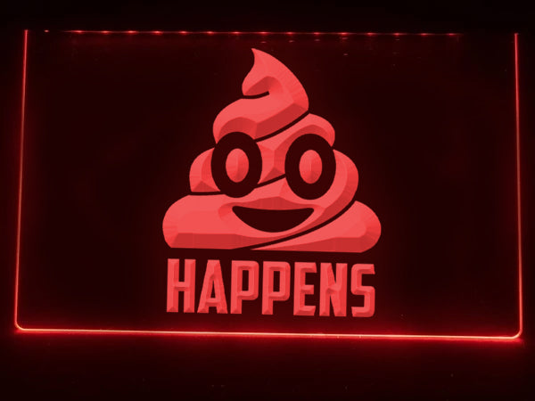 Sh!t Happens Funny Illuminated Sign