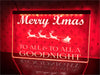 Merry Xmas Illuminated Sign