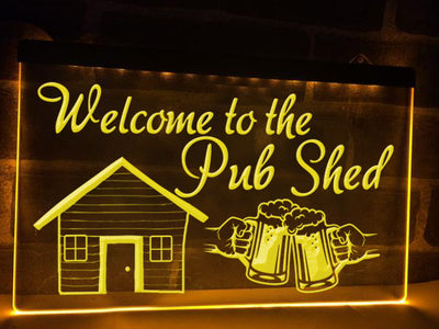 Pub Shed Illuminated Sign
